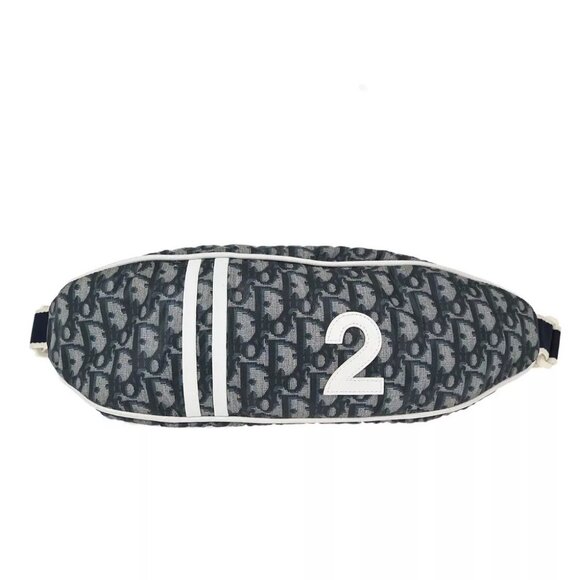 Christian Dior Navy Trotter Saddle Belt Bum Bag Pouch MC0023 143067 - Picture 1 of 10